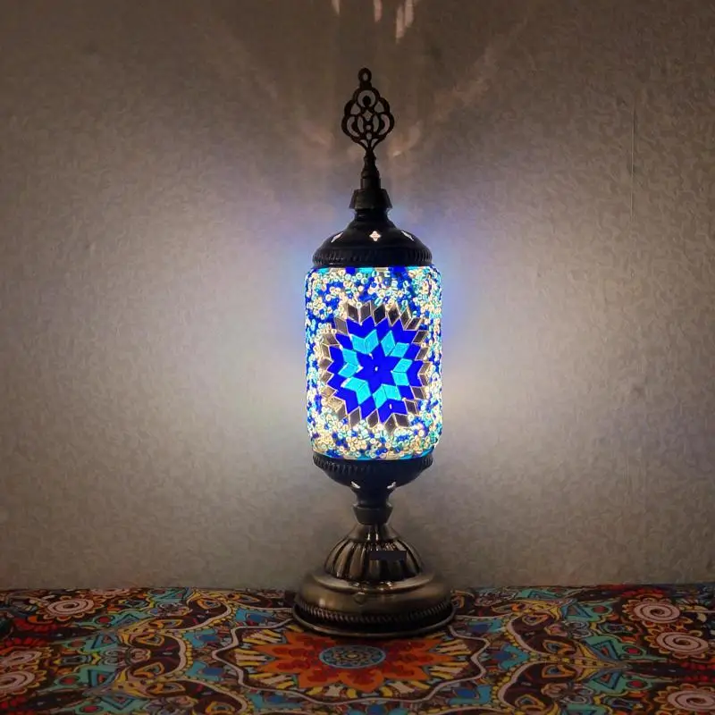 Plug-in Moroccan Table Lamp Romantic Gift Turkish Style Decorative Table Lamp Children's Room Lighting