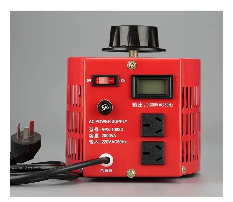 AC voltage regulator single-phase 220V adjustable 0V-300V small transformer regulating power supply
