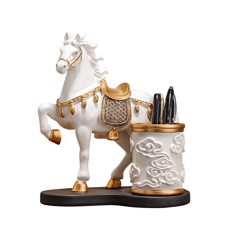 

DSA new Chinese style success pen holder ornament living room boss office study decoration opening housewarming gift