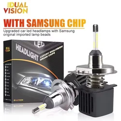 H4 Led Canbus For SAMSUNG CSP Chip H7 4 Sides 9005 LED H11 H8 H1 Bulb Car lights 30000LM 300W 6000k Fog Lights led Automotivo ﻿