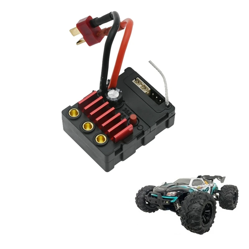 Imagem -04 - Brushless Esc Controlador de Velocidade para rc Car Atualizações Peças Acessórios Scy 16101 16102 16103 16201 Pro 16