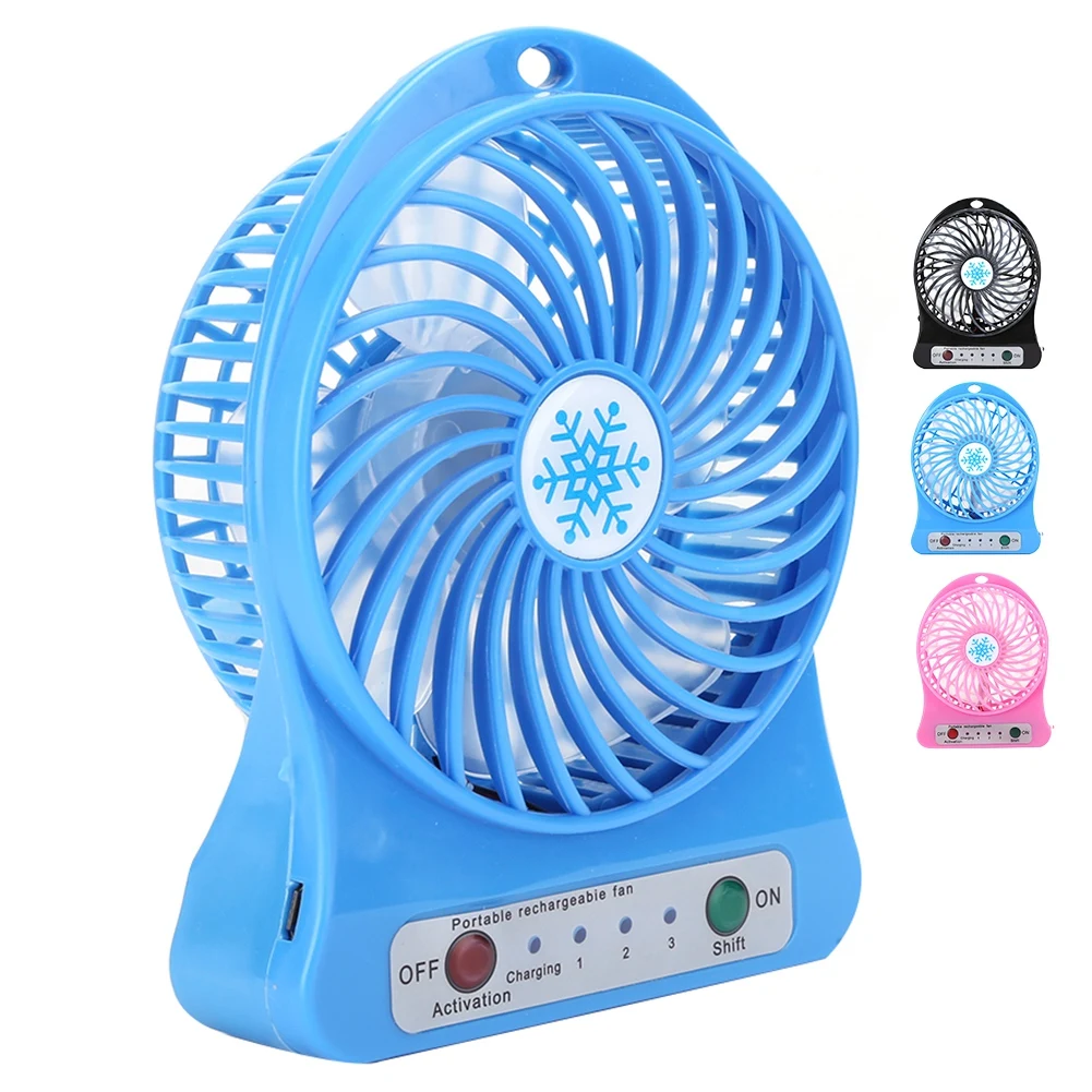 Mini Desk Fan Mini Desk Fan Portable Baby Bed Car Seats Fan USB Rechargeable Small Fan Air Circulator
