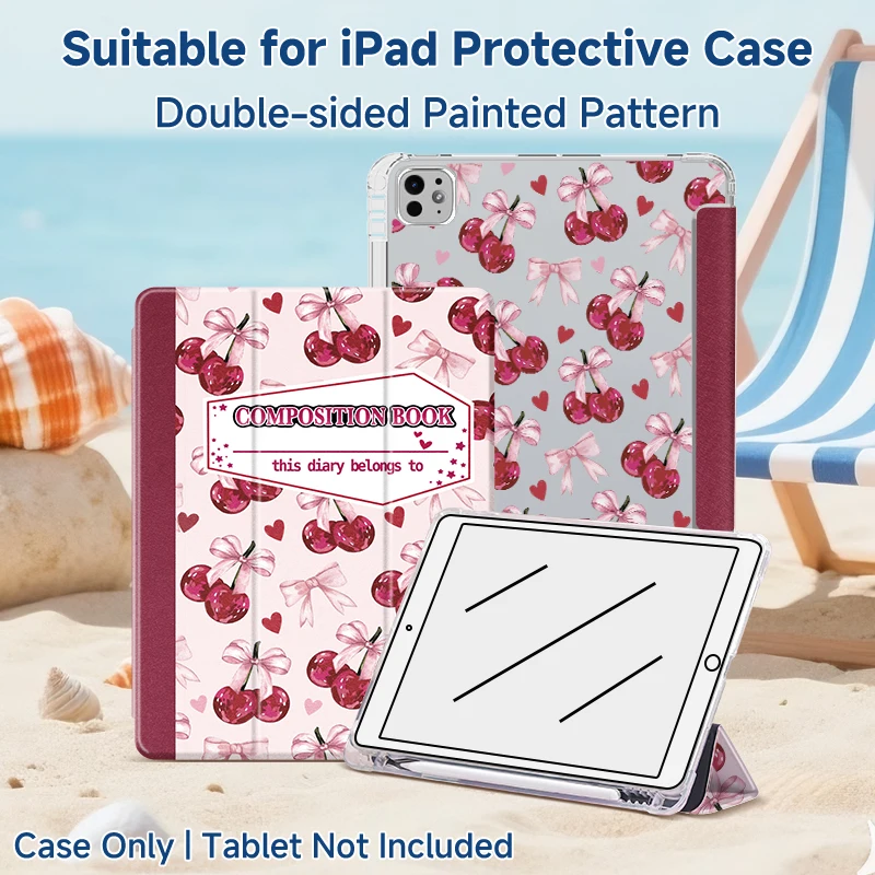 

Совместим с iPad 10/11 (A16)/6/7/8th/Air 3rd/Air 4/9th Gen/Air 5-го поколения 2022/Air 13, поддерживает sleep/wake, со слотом для ручки