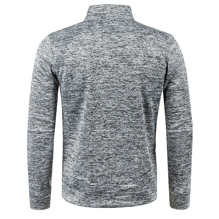 Men Sweatshirts Spring Autumn Pullover Half Zipper Pullover for Male Hoody Outdoor Sweatshit Solid Color Stand Collar