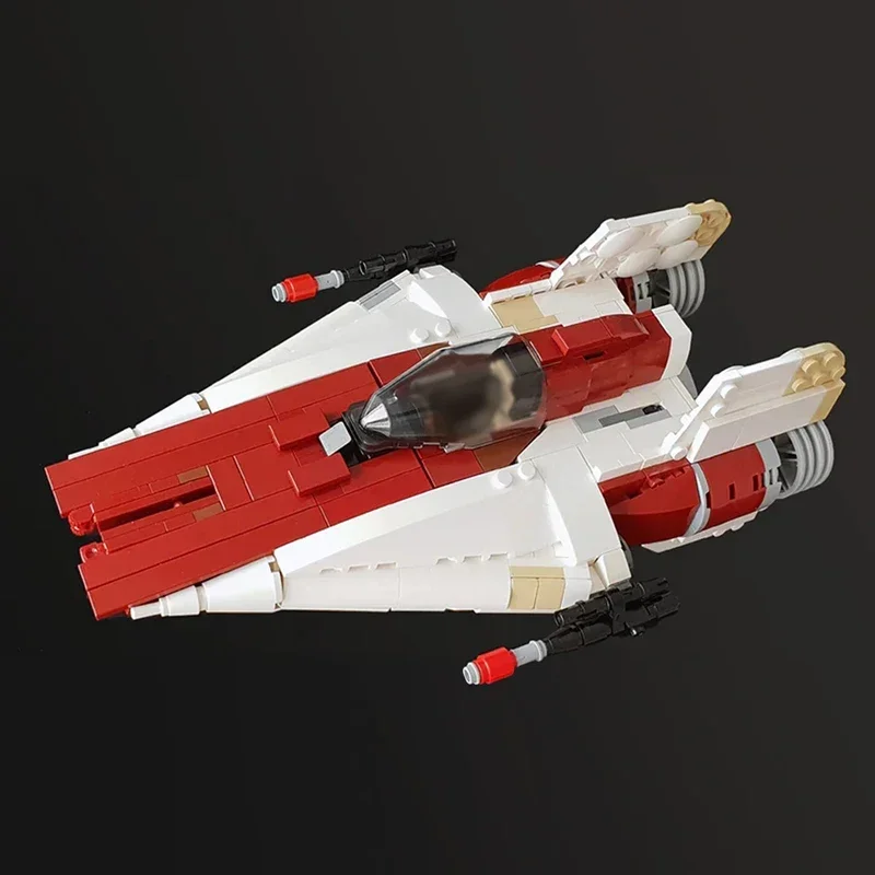 Classic Star Movie Accessori Warplane Building Blocks MOC Space A-wing Starfighters Modello di assemblaggio Giocattolo per bambini Regalo di compleanno