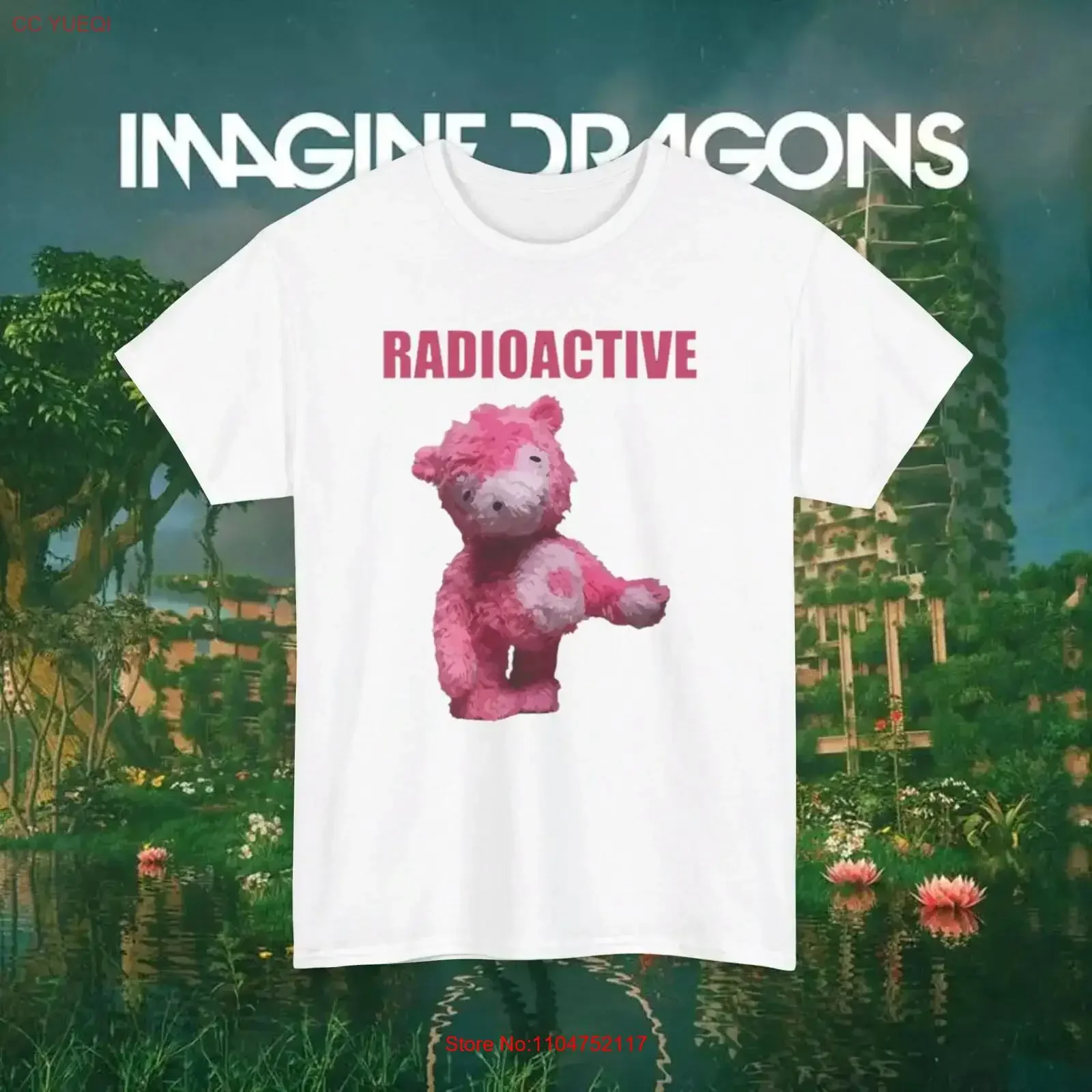 Imagine Dragons Radioactive T Shirt Mercury Act 1 Tour For Man Woman vintage Washed Soft homme Unisex Comfortable