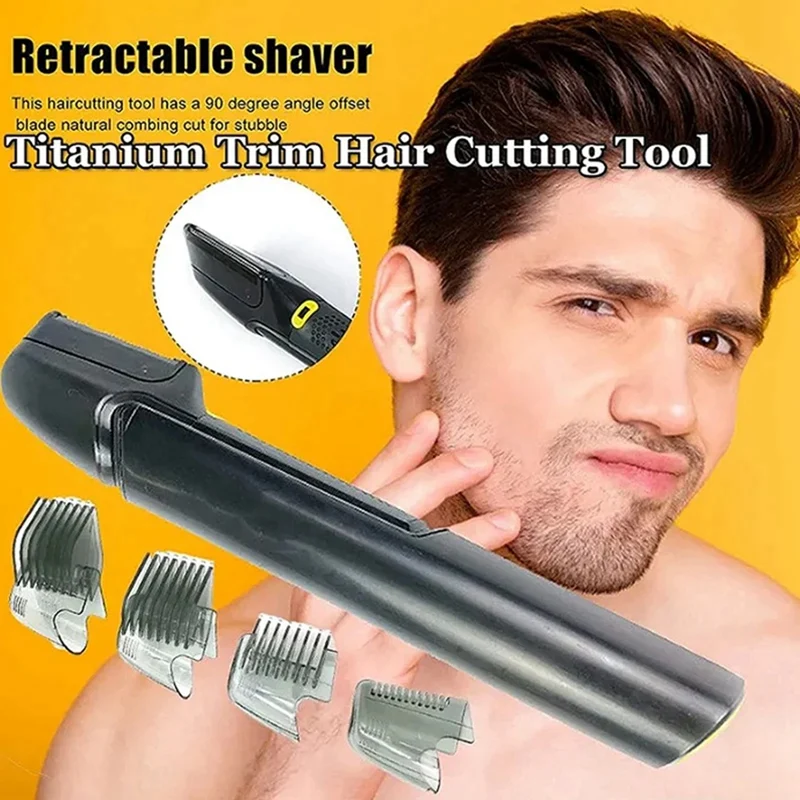 Mens Body Hair Trimmer Body Shavers For Mens Face Electric Waterproof Beard Trimmer Cordless Body Groomer Easy To Use