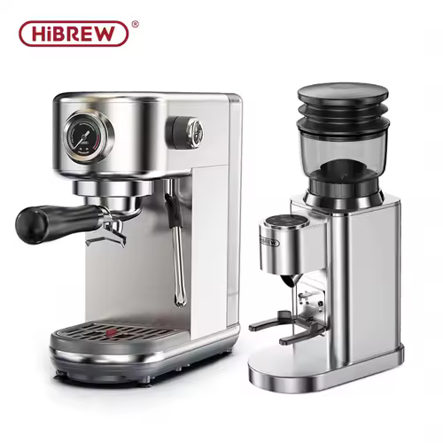 HiBREW 20Bar Semi Automatic Espresso Coffee Machine Temperature Adjustable Cold/Hot Super Slim Coffee Maker Cappuccino H10B - Image 9