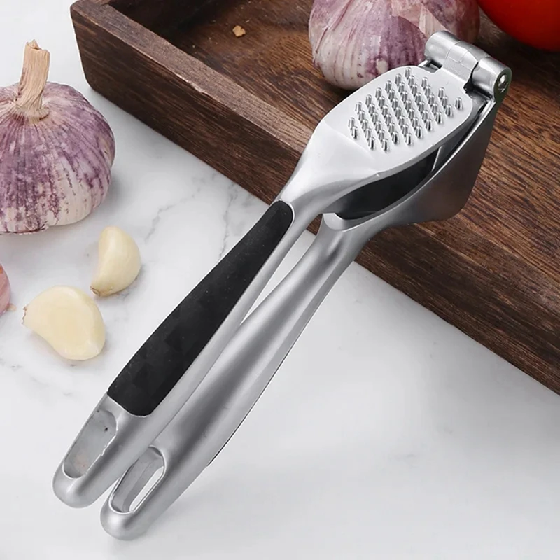 

Zinc Alloy Garlic Puree Tool Multifunctional Manual Garlic Squeezing Machine Household Garlic Paste Clamp Retail