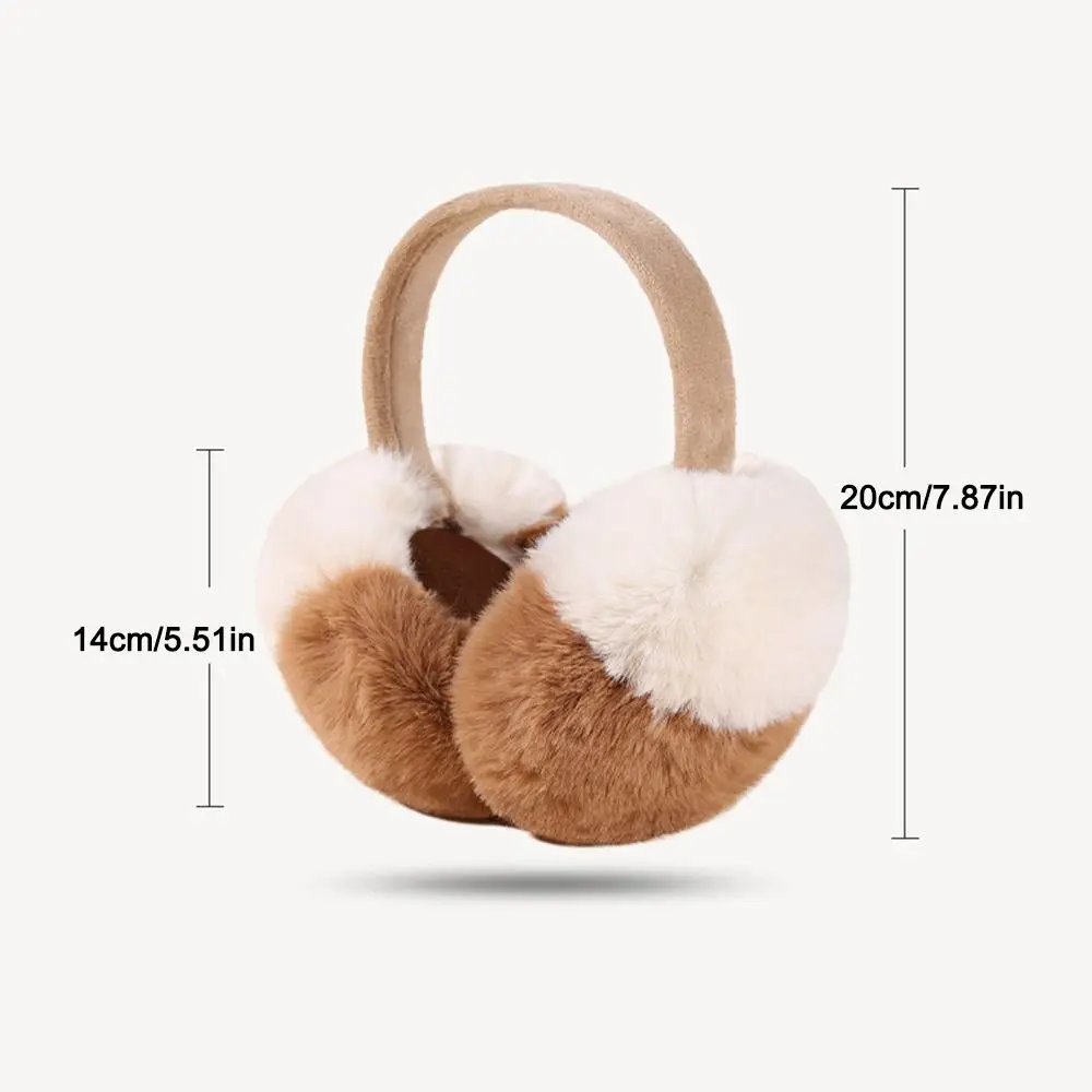 귀여운 귀마개 접이식 컬러 겨울 귀마개 방한 두꺼운 귀 보호 여성용 귀마개