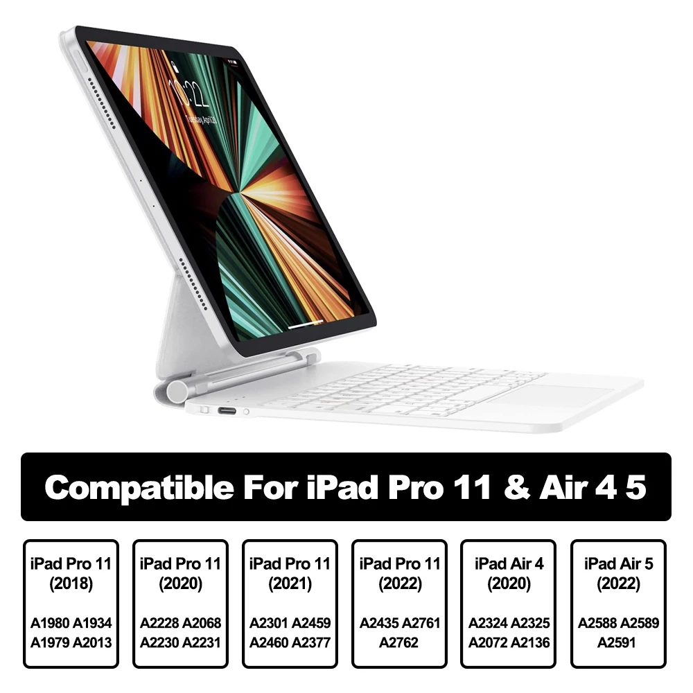GOOJODOQ Magic Keyboard Case For iPad Pro 11 Pro 13 M4 Pro 12.9