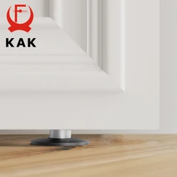 KAK Brass Door Stopper Magnetic Invisible Door Stopper Heavy Duty Stopper for Door Floor Hidden Door Stop Door Hardware 5 Colors