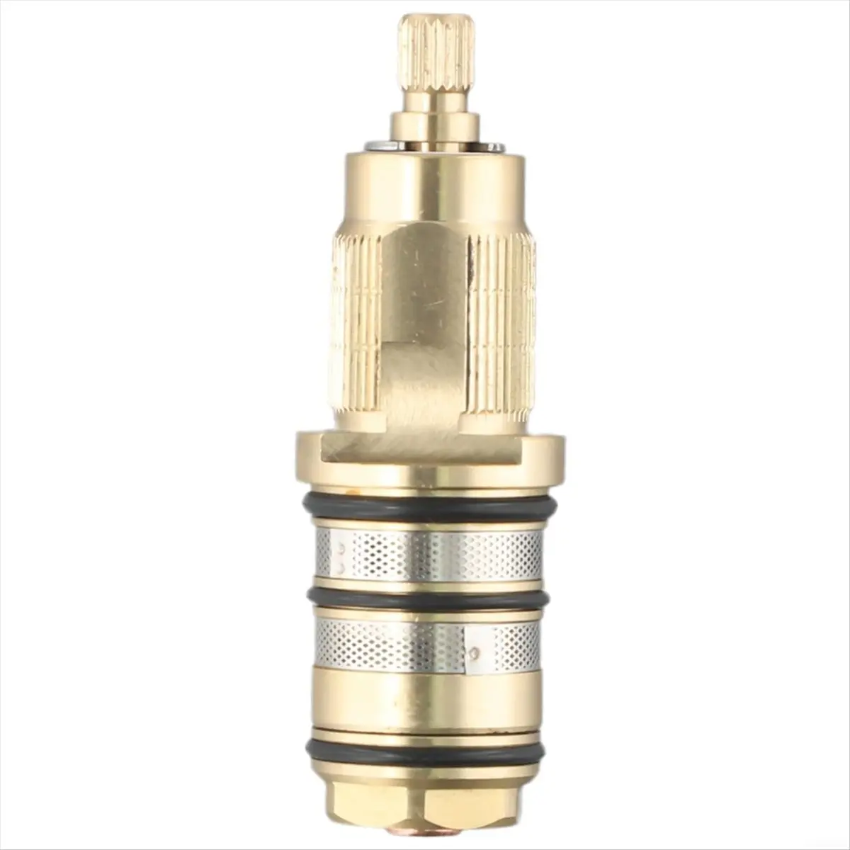 Fits for Thermostatic Shower Valve,Thermostatic Spool,Brass Replacement Thermostatic Shower Mixer Valves Bar Repair Kits