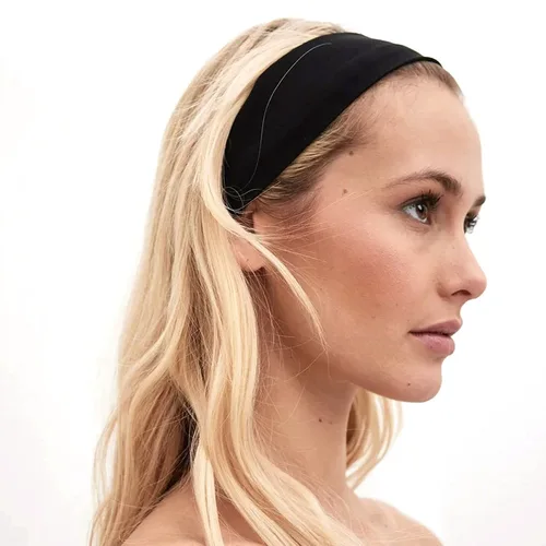 Imagen 2 del producto 2025 moda novedosa diadema deportiva de verano para hombres y mujeres, bandas sólidas para correr, absorben el sudor, diadema para Yoga, diademas elásticas para Fitness