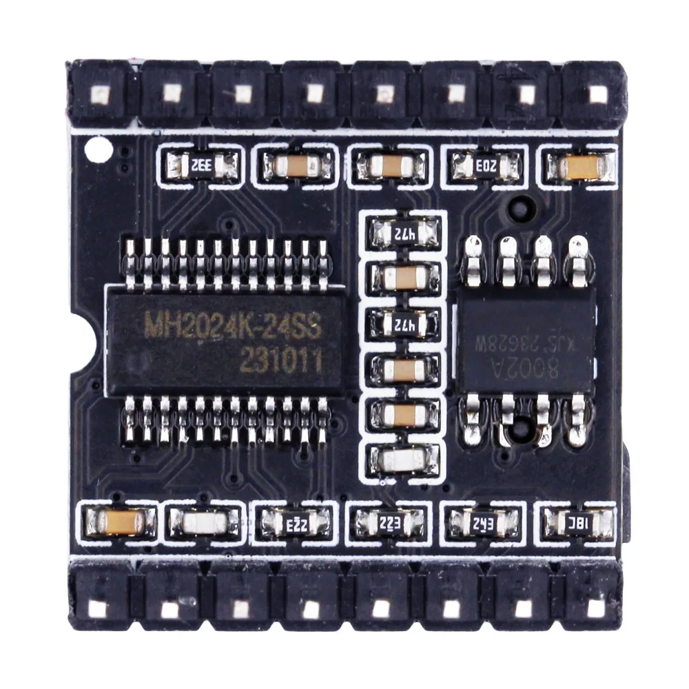 DFPlayer Mini MP3 Player Module MP3-TF-16P V3.0 TF Card U Disk Mini Audio Voice Module Board IO/Serial Port/AD for Arduino Diy