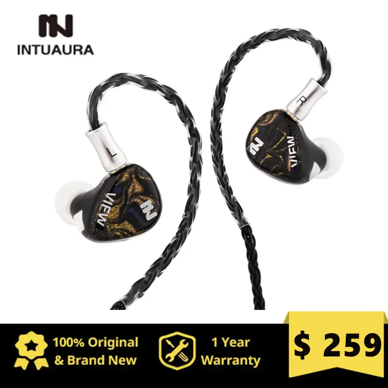 INTUAURA Splendor II Pre-order Wideband 1DD IEM In-Ear Monitor HiFi Earphone Wired Earbuds with 3.5mm/4.4mm High-purity Cable