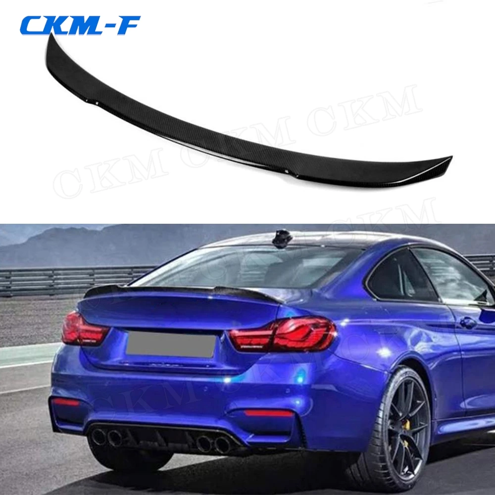 For BMW F32 4 Series Car Styling Carbon Fiber Rear Trunk Boot Spoiler Wing for 420i 428i 430i Coupe 2 Door 2014-2018