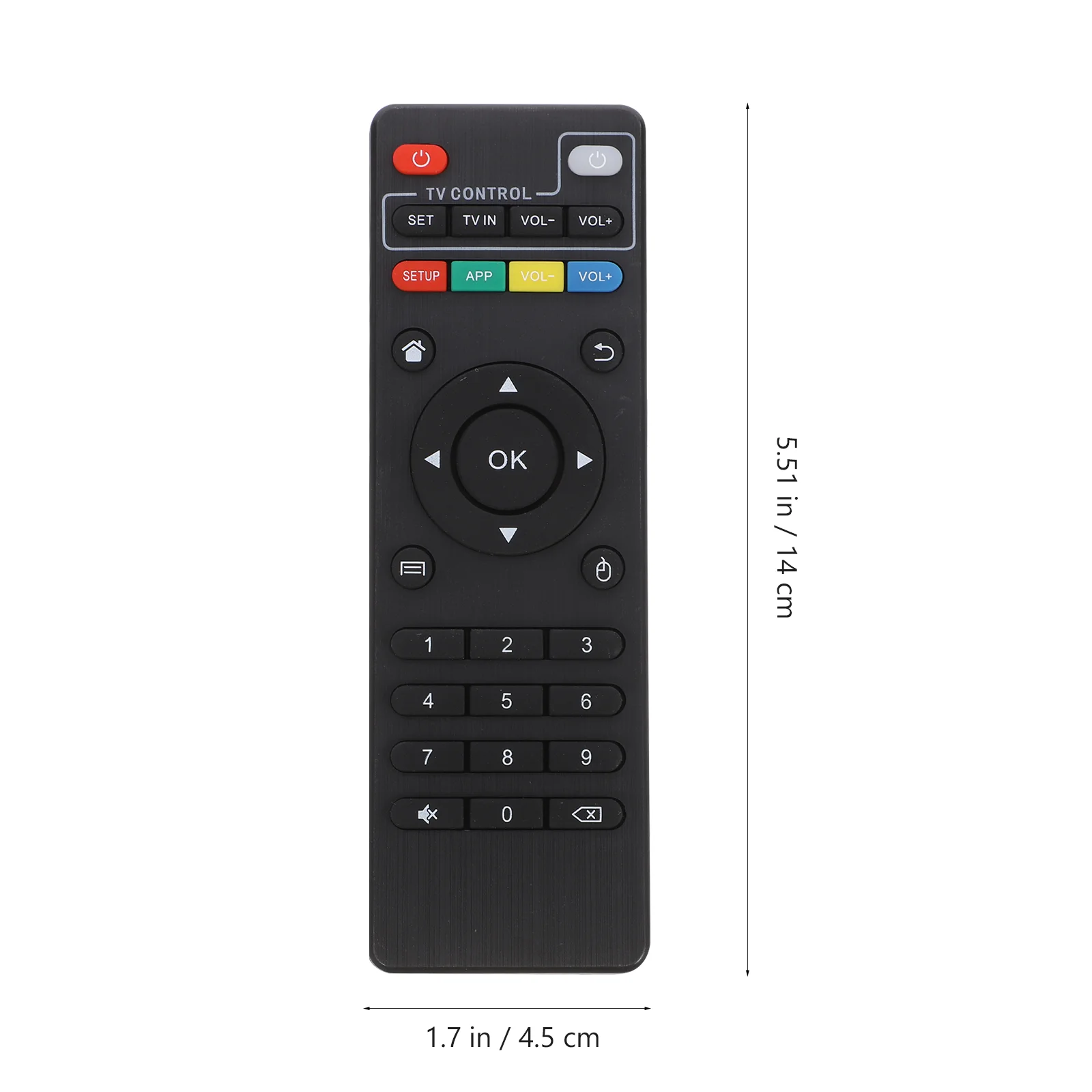 Television Universal Remote Portable Control for Transmission Distance Low Consumption Controller ABS