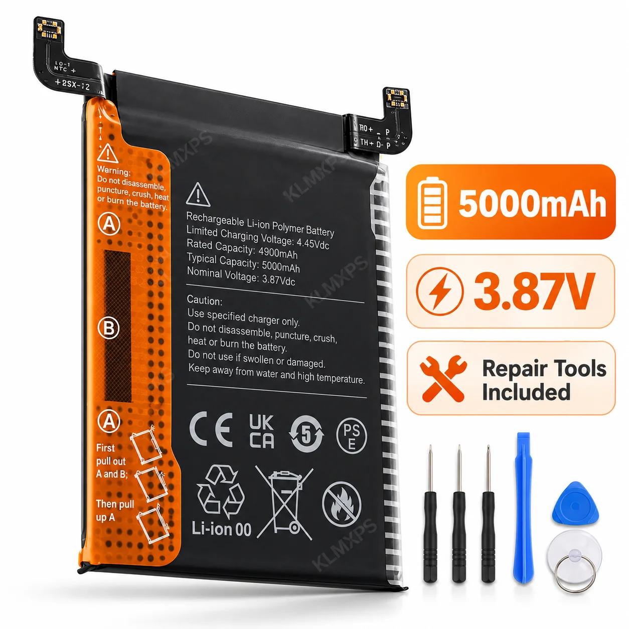BM55 5000mAh Battery For Xiaomi Mi 11 Pro Mi 11 Ultra Replacement Li-ion Polymer Rechargeable Phone Battery Pack Repair Tools