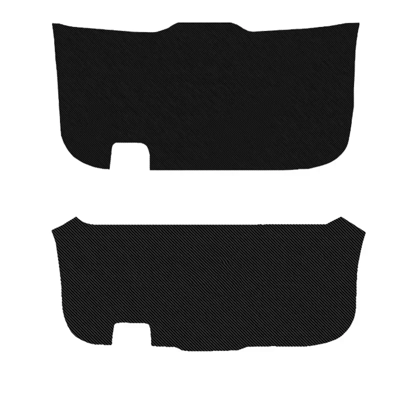 

For CHANGAN DEEPAL S7 S07 SL03 L07 2023-2025Car PU Leather Mat Anti-kick Carbon Trunk Weather Dustproof Protect Tailgate Sticker