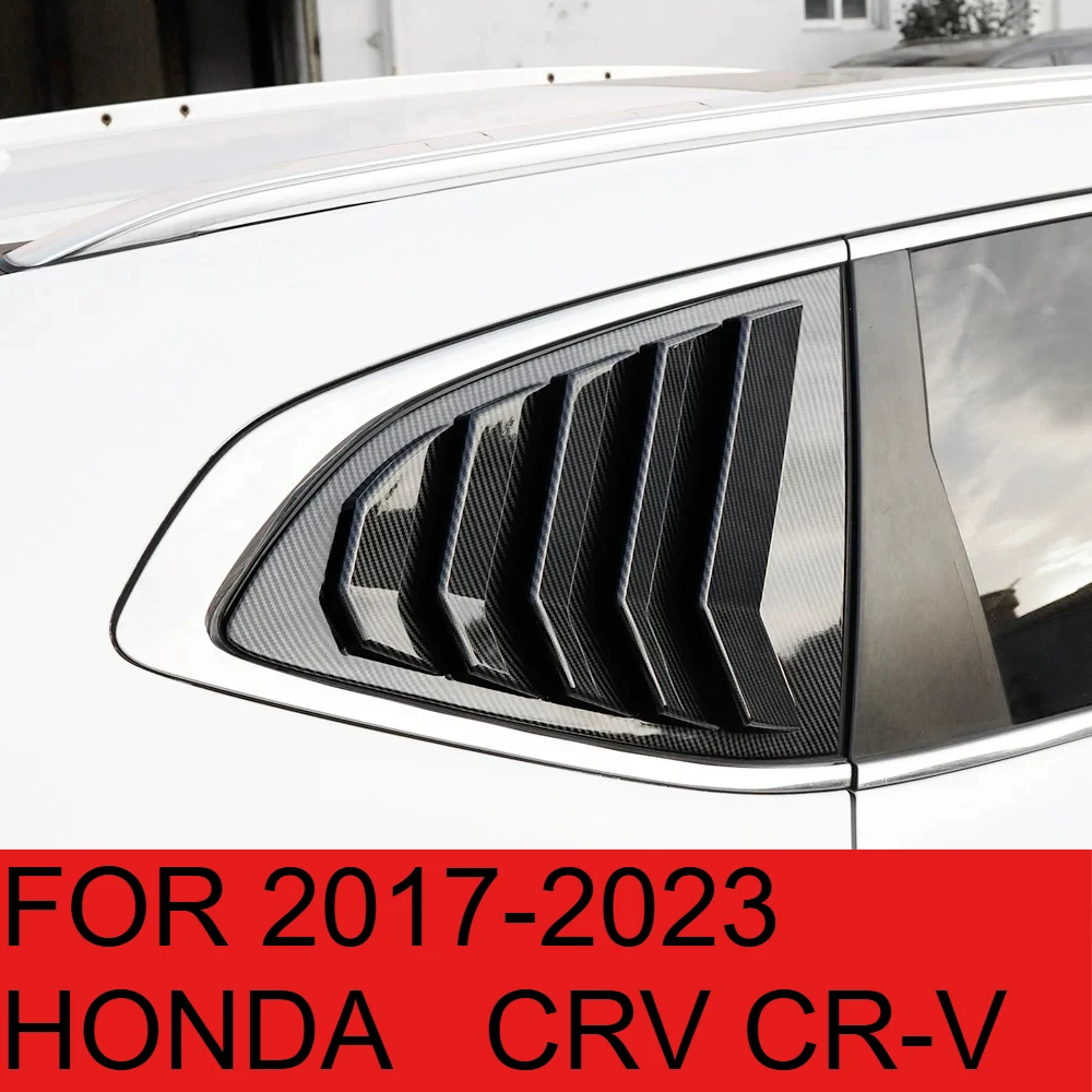 

FOR 2017-2023 HONDA CRV CR-V rear window louver modification fake air outlet decorative accessories CAR Styling
