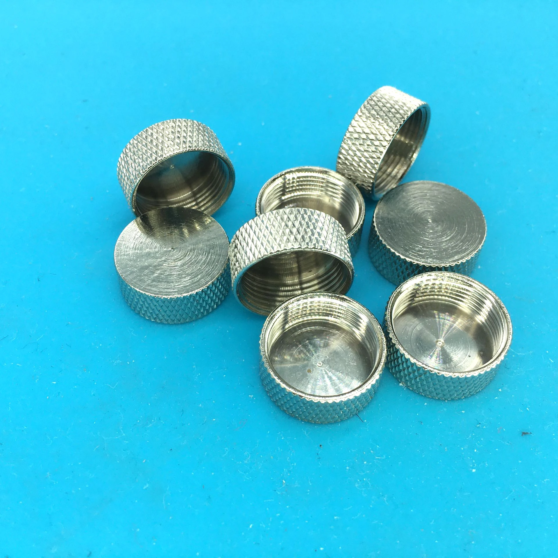 5PCS 16mm M16 GX16 Aviation plug metal Screw-on Protective Dust Cover Caps for N-Female UHF SO239 UG363