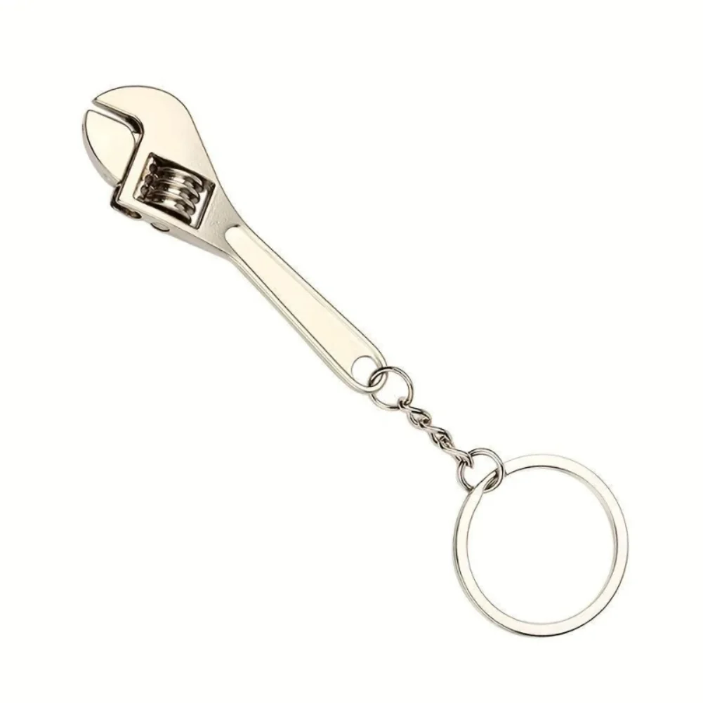 

2Pcs Mini Wrench Keychain Portable Car Metal Adjustable Universal Spanner for Bicycle Motorcycle Car Repairing Tools
