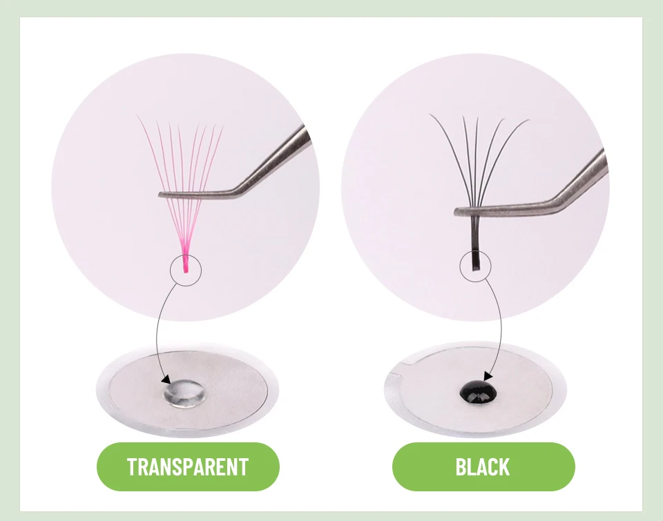 0,3S individueller Kleber für Wimpernverlängerungen, Schwarz/Klar, schnell trocknend, starker Kleber, langlebige Farbe, Wimpernverlängerungskleber, Make-up – Detail 6