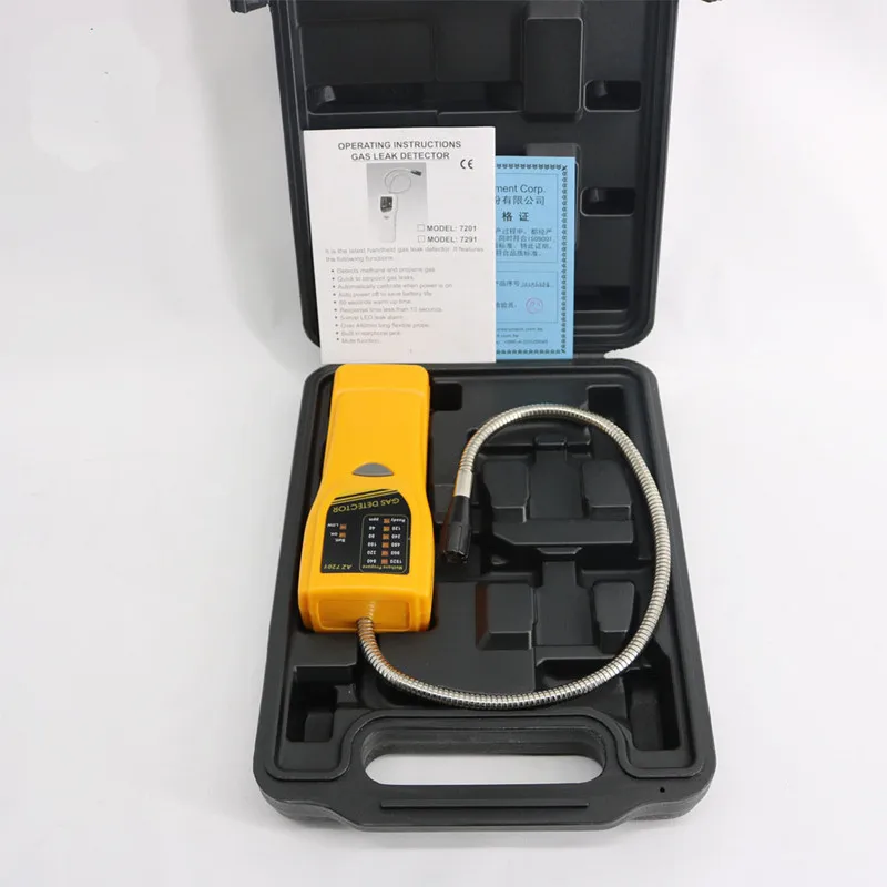 AZ-7201 Propane and Methane Gas Leak Detector  Portable Tester Meter