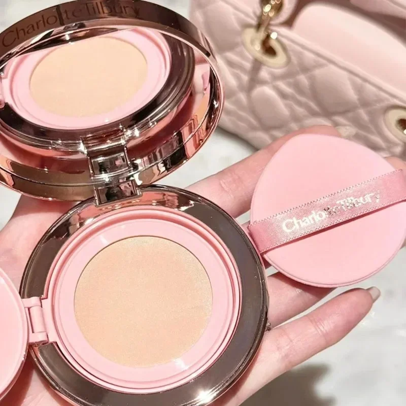 Hot Sale Charlotte Brand Setting Spray Fine Texture Powder Small Gold Plate 2 Color Powder Blusher Essence Oil Tilbury Cosmetics - view 6