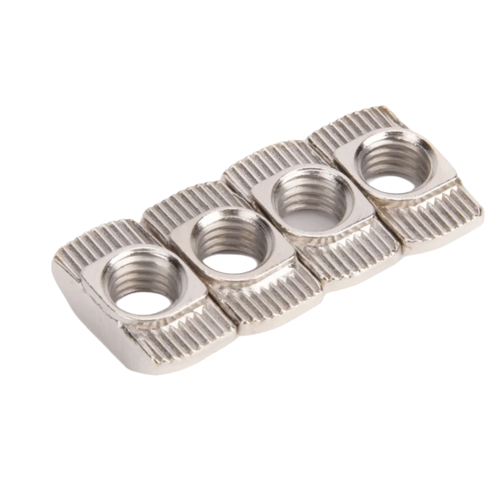 25pcs Extra Heavy Duty High Load T Slot Nuts Durable Premium Hammer Head Nuts Drop In T Nuts For Aluminum Profiles