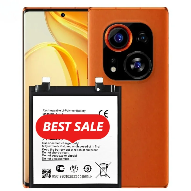BL-50DT for Tecno Phantom X2/X2 Pro 5G/AD8/AD9 Phone Battery High Quality Capacity Replacement Bateria Grade A Cell with Tools
