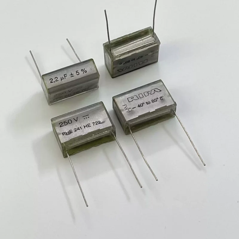 

5 шт. новый прозрачный шведский RIFA PHE241 225J 2,2 мкФ 250 В бесконечный пленочный конденсатор с частотным разделением