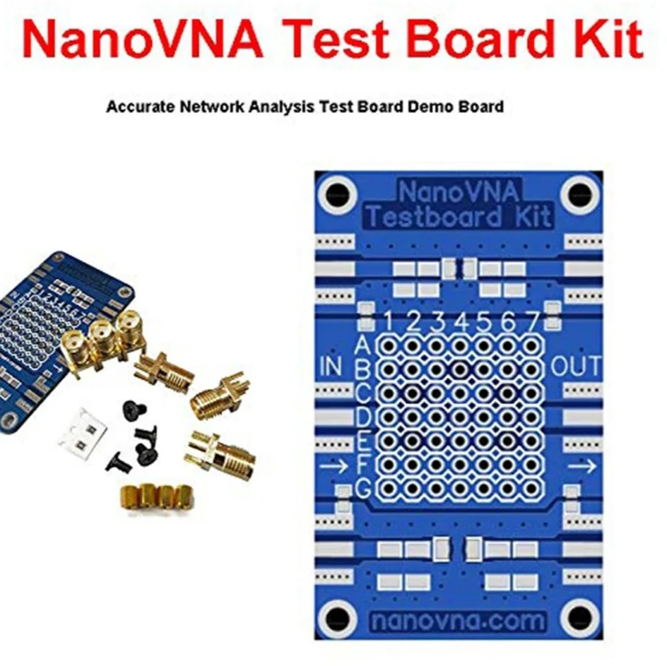 NanoVNA Testboard Network Analyysis Test Board Demonstration Board Vector Network Analyzer Test Board Kit