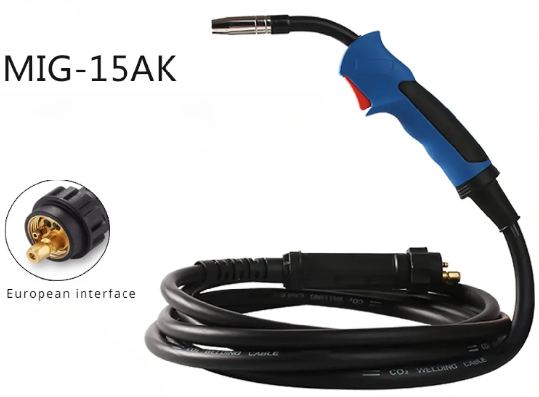 15ak/24kd Secondary Protection Welding Gun Nbc-200/250/315 Welding Machine Aluminum Alloy Extended Welding Wire