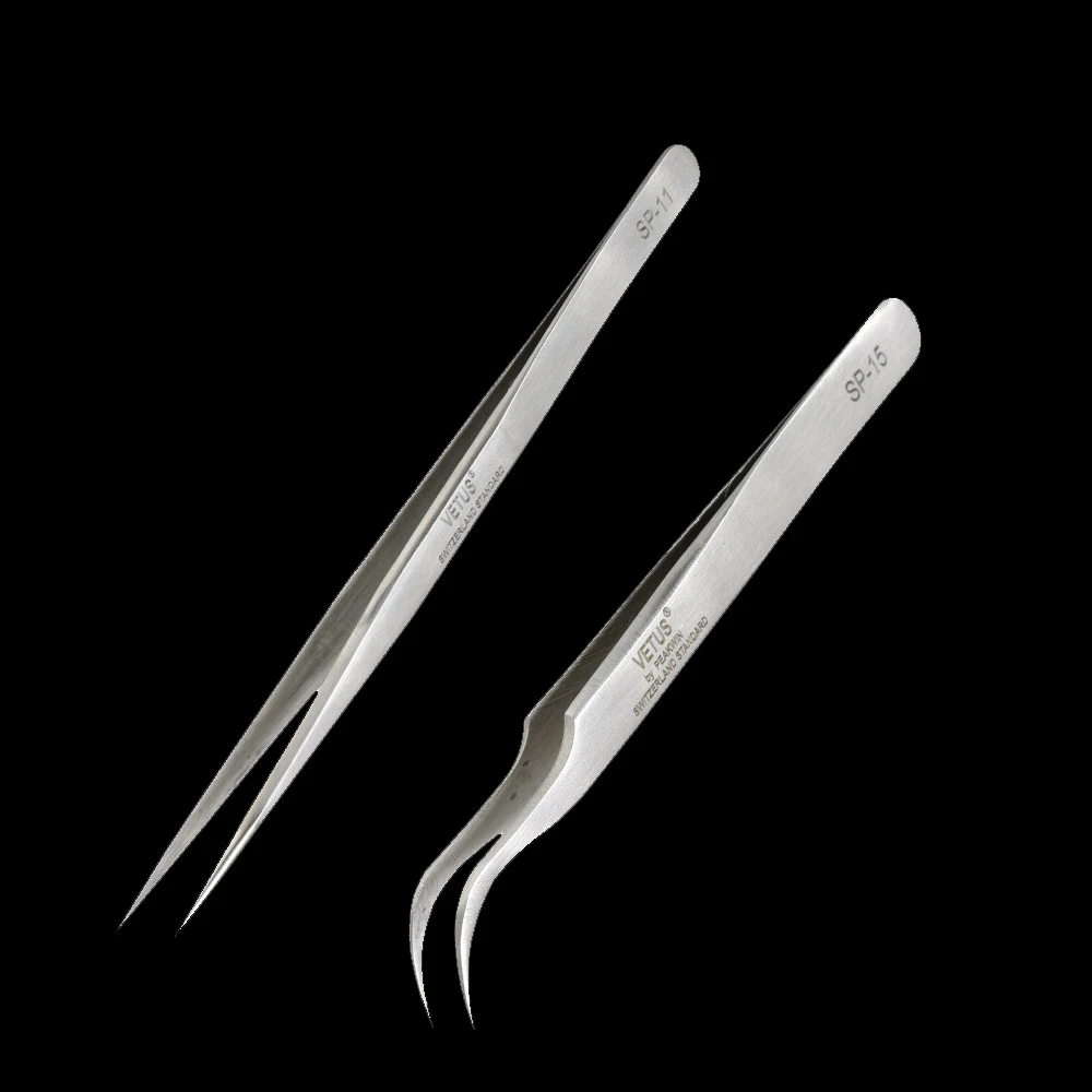 SP-11 SP-15 High Precision Stainless Steel Tweezers Set For Electronic Cell Phone Repair Tools Ki