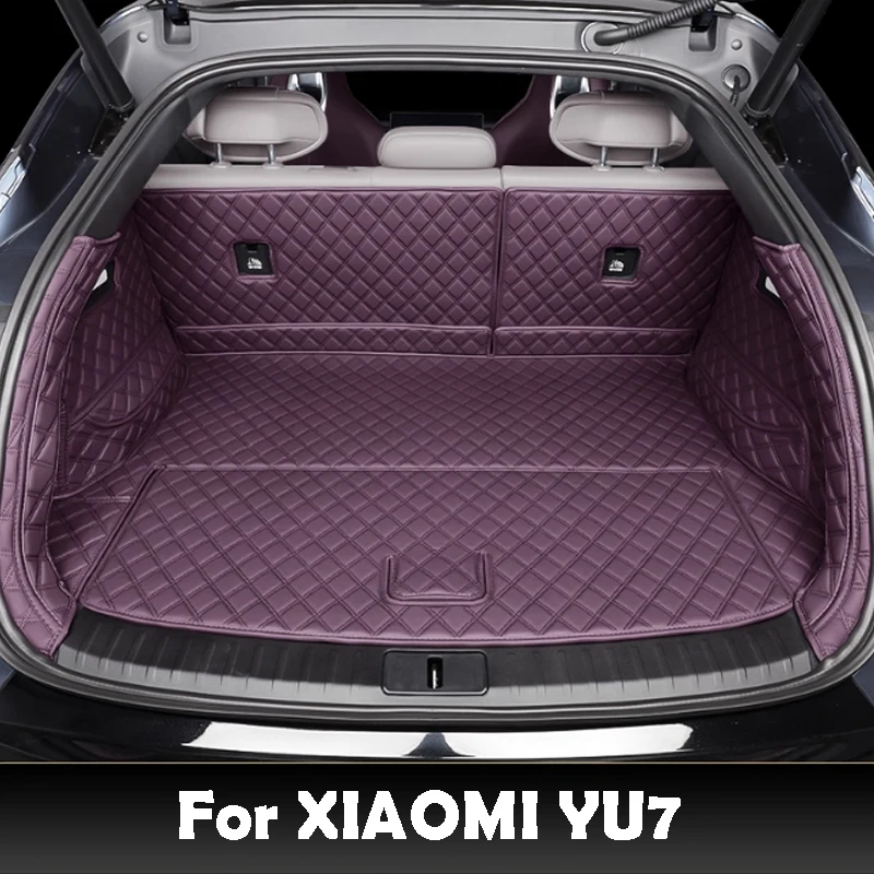 

For Xiaomi YU7 2025 2026 Trunk Liner Rear Backrest Cushion Fully Wrapped Trunk Cushion Interior Supplies