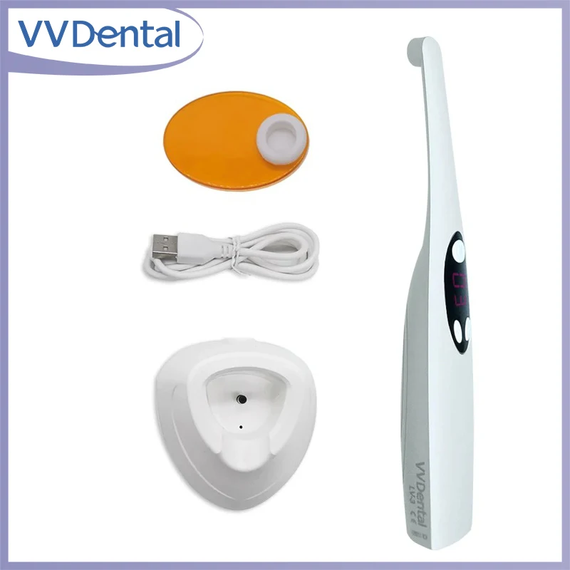 VVDental Dental LED-Härtungslampe, 3-Sekunden-Dental-Photopolymerisator, Laser-Verbundharz, Heilung, Licht, Zahnmedizin-Werkzeuge
