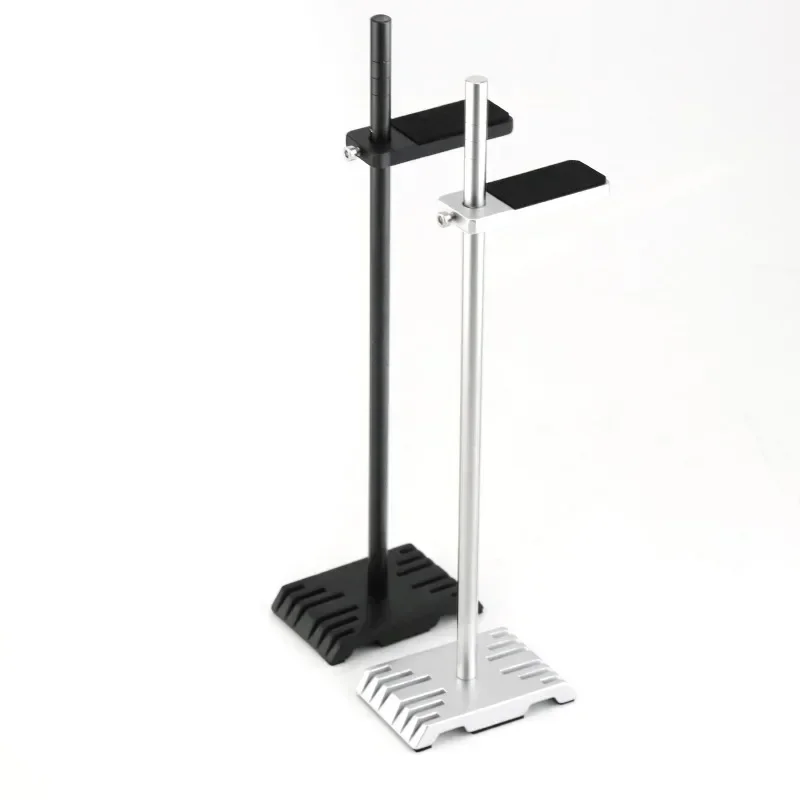 Suporte de trabalho da estação de reparo de metal da ferramenta RC para peças de carro RC prata