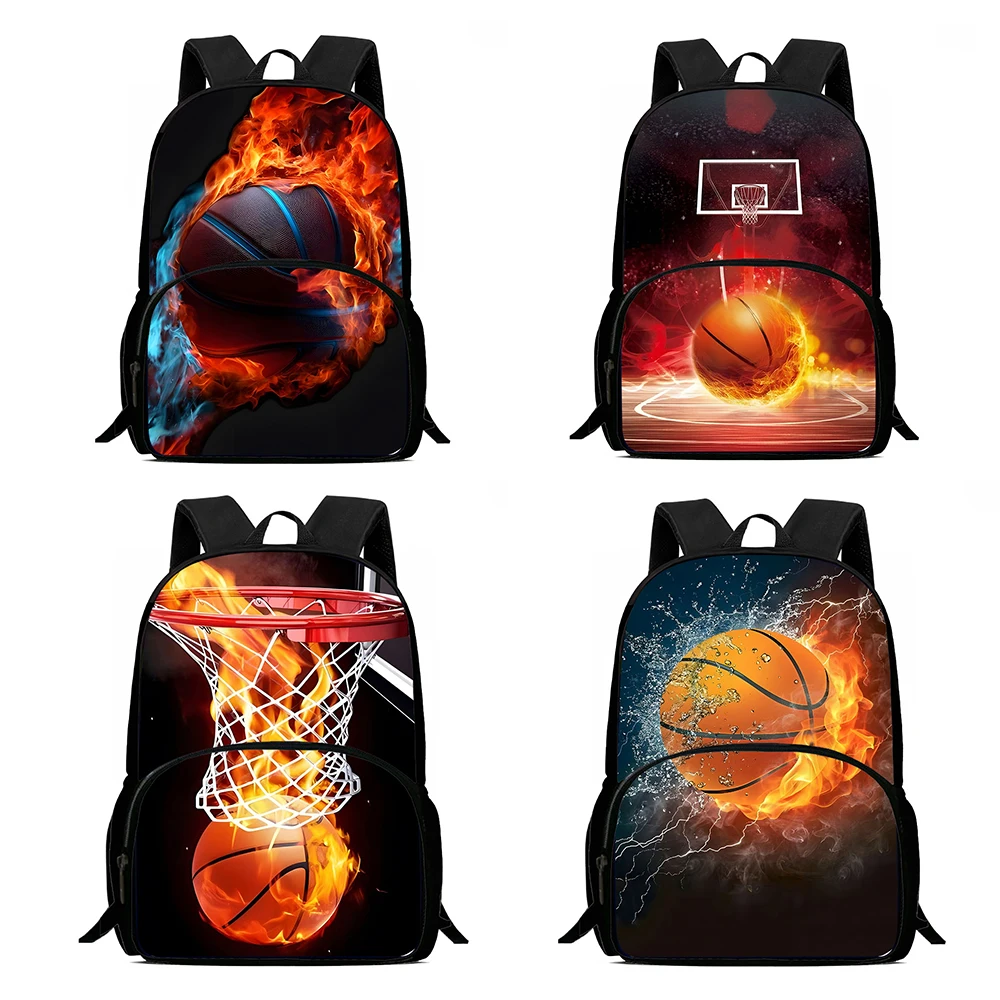 Hot Sports Basketball Backpacks Boys and Girls Student Birthday Gift Child School Bags Large Capacity Camping Durable Rucksack