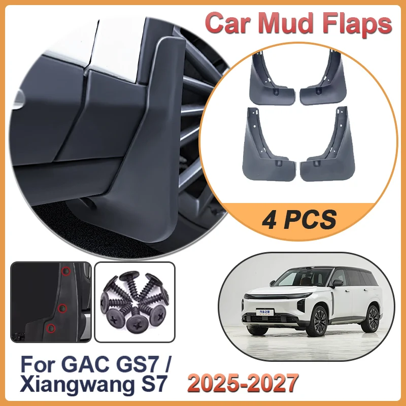 

Car Styling Fenders For GAC GS7 Body Kit Trumpchi Xiangwang S7 2025-2027 Mudflaps Splash Guard Front Rear Mud Guards Accessories