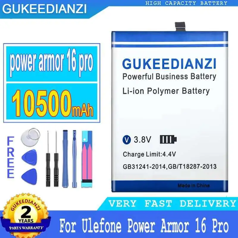 

Аккумулятор мобильного телефона 10500 мАч, экологически чистый для Ulefone Power Armor 16 Pro Armor 16 Pro 16Pro Pro 3103