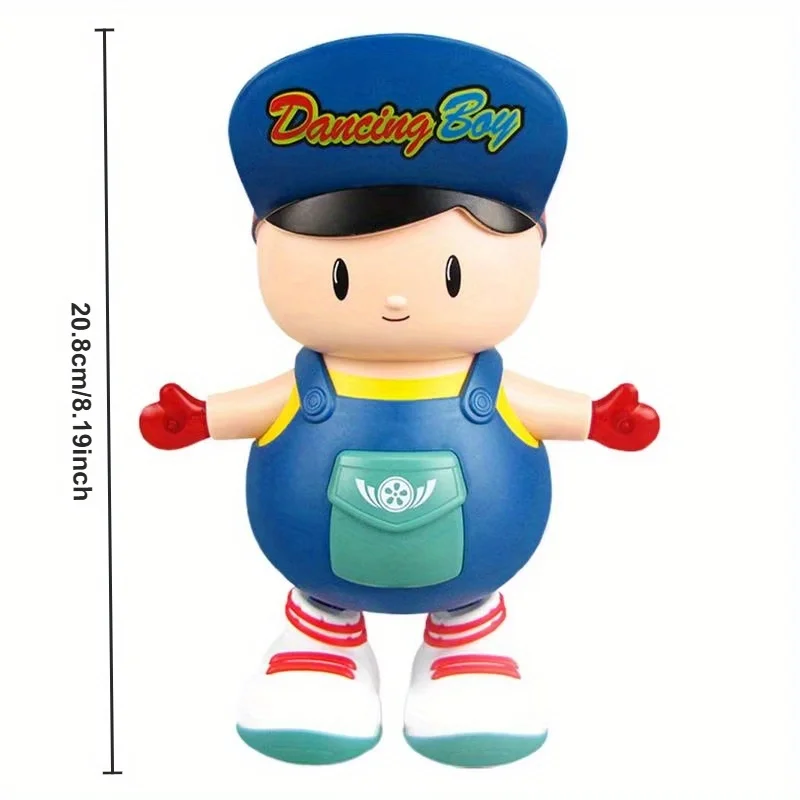 Giocattoli per bambini, giocattoli per bambini, giocattolo per ragazzi con testa grande danzante, musica leggera elettrica, giocattolo per cartoni animati per ragazzi con altalena danzante carina, idea regalo per bambini
