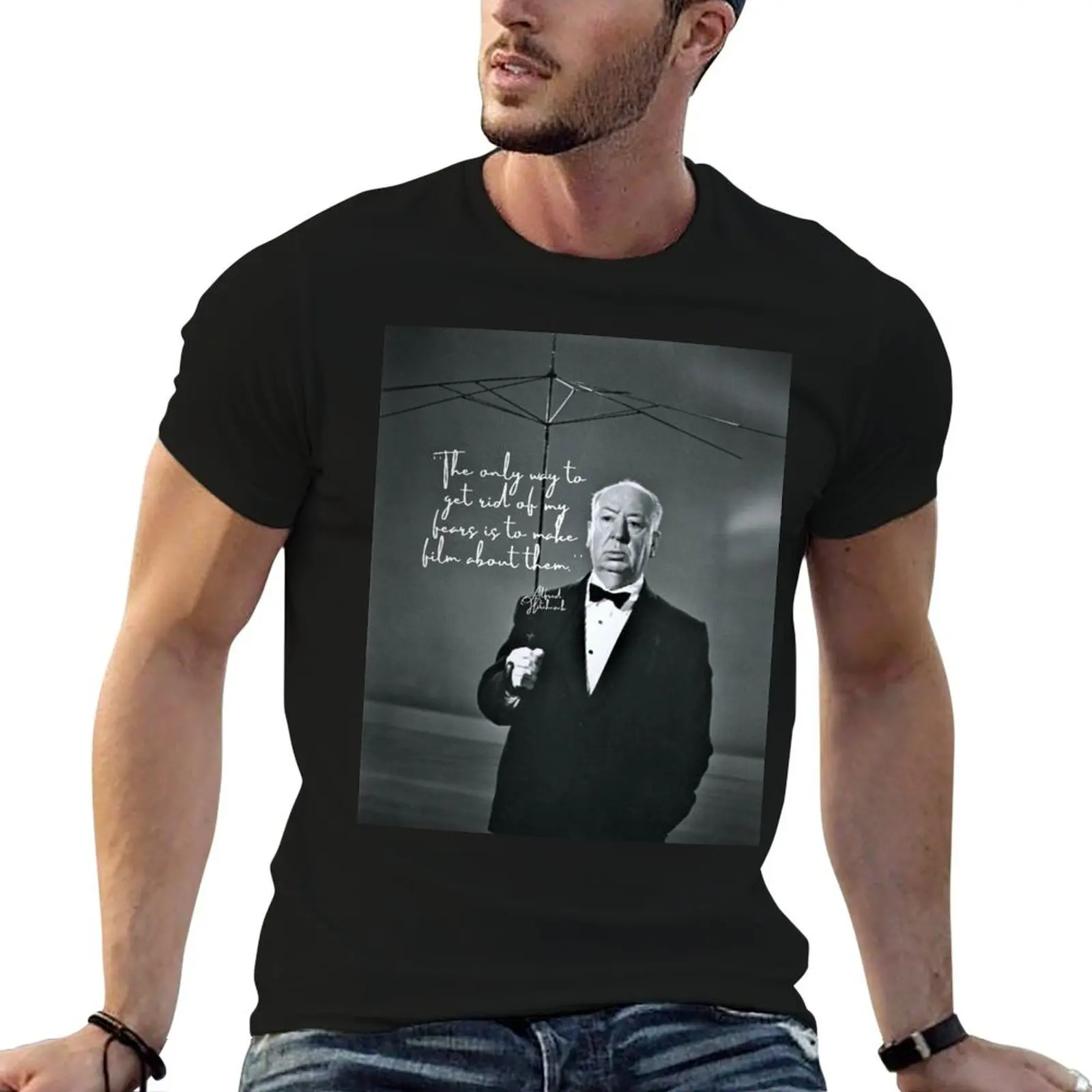 Alfred Hitchcock T-Shirt Lightweight Running Sports T-Shirt