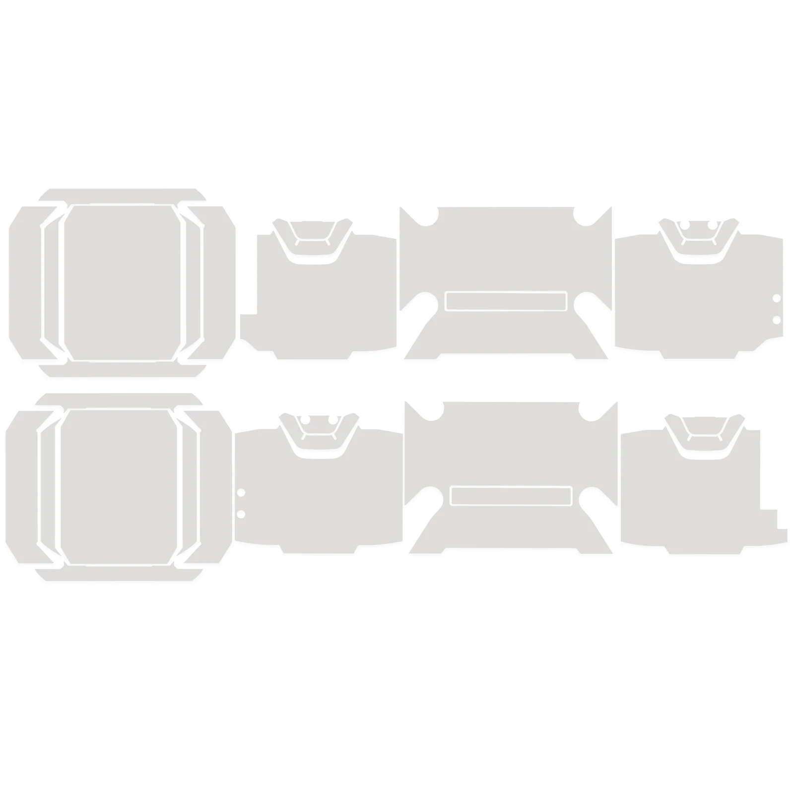 R1300GS Adv TPU PPF For R1300 GS Adventure Aluminum Suitcase OEM Case Parts Trunk TPU Anti-scratch Protective Film 2025-