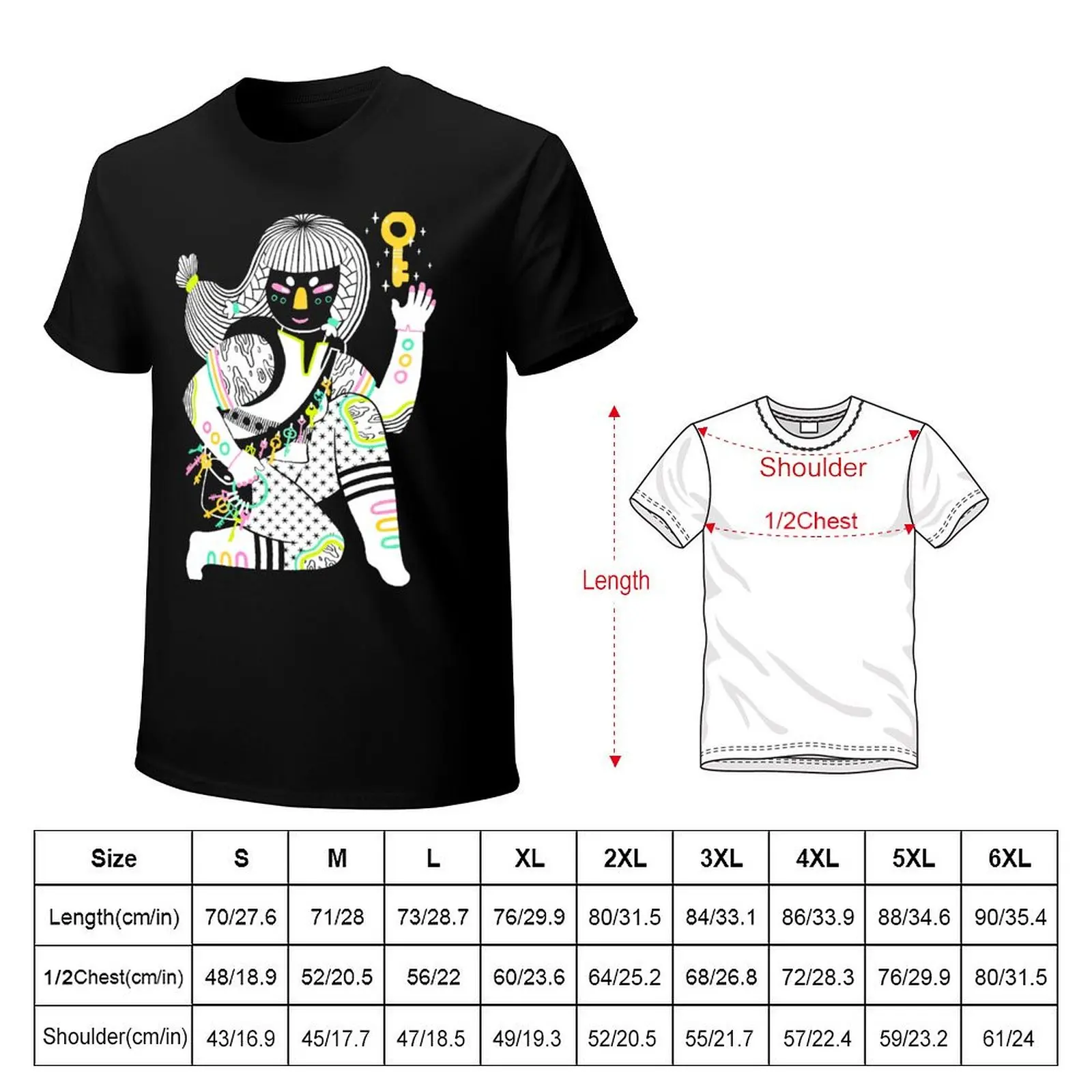 Keeper of the Keys T-Shirt man t shirt cotton high quality T-Shirt