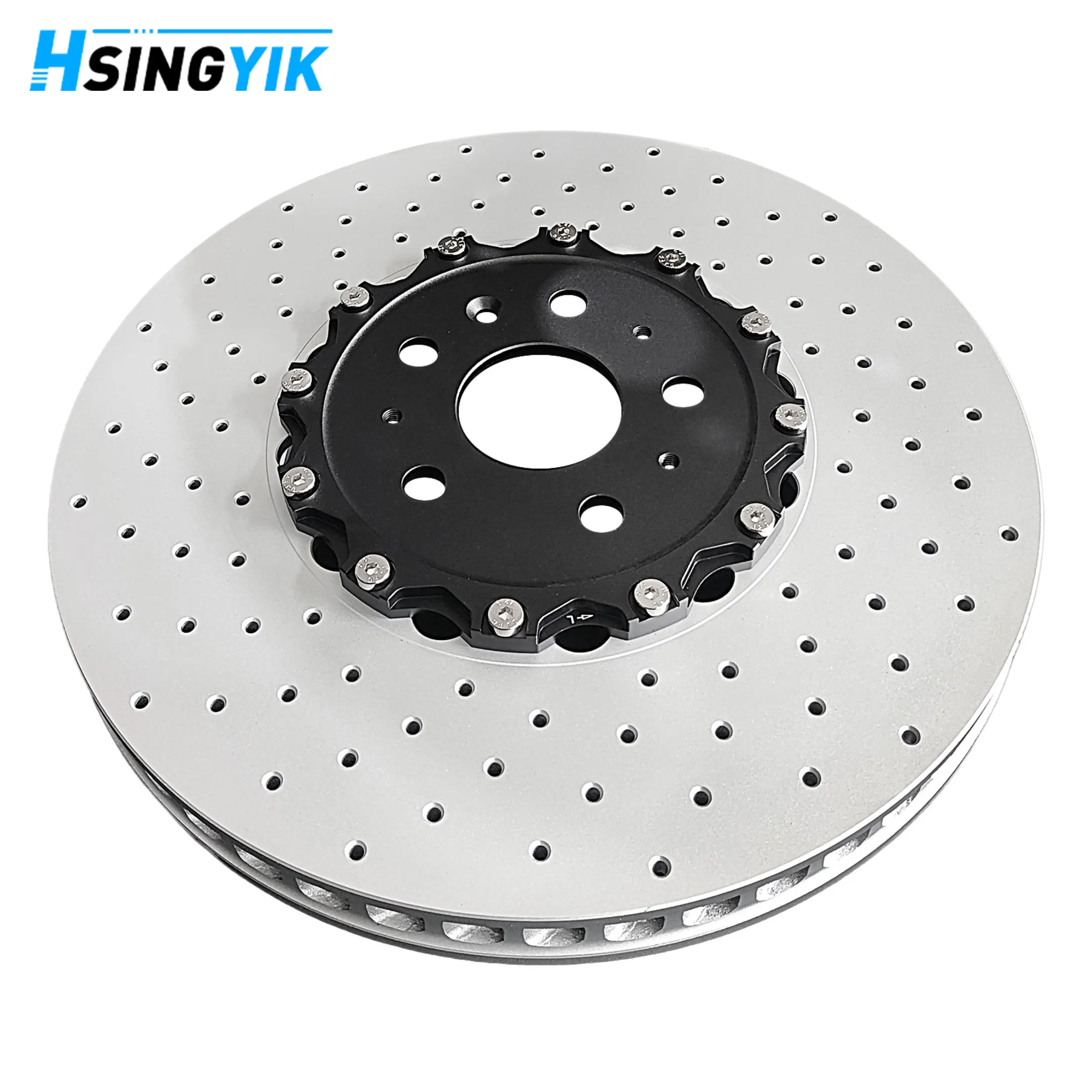 398x36mm Front Brake Rotor 84735443 High Carbon Alloy 2-Piece Brake Disc For Chevrolet Corvette C8 Z06 Z07 OEM Replacement