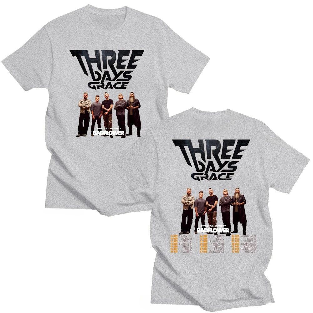 ثلاث أيام جولة غريس 2025 تي شيرت ثلاث أيام نعمة هدية لمحبي للجنسين القطن قميص تيز الصيف النساء الرجال الملابس الشارع الشهير #2