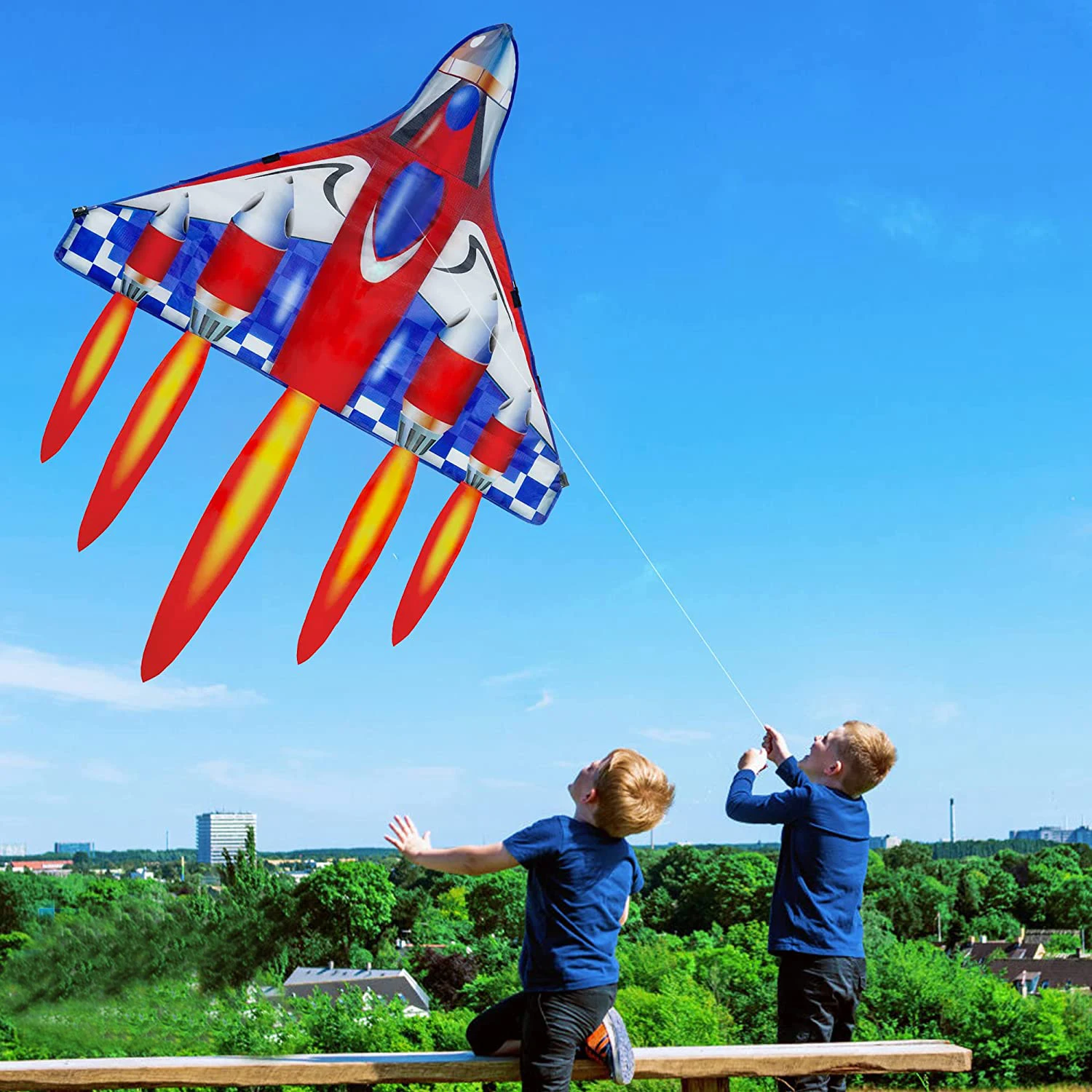 손잡이와 라인이 있는 야외 재미 스포츠 비행기 연 어린이와 성인을 위한 좋은 비행 공장 아울렛