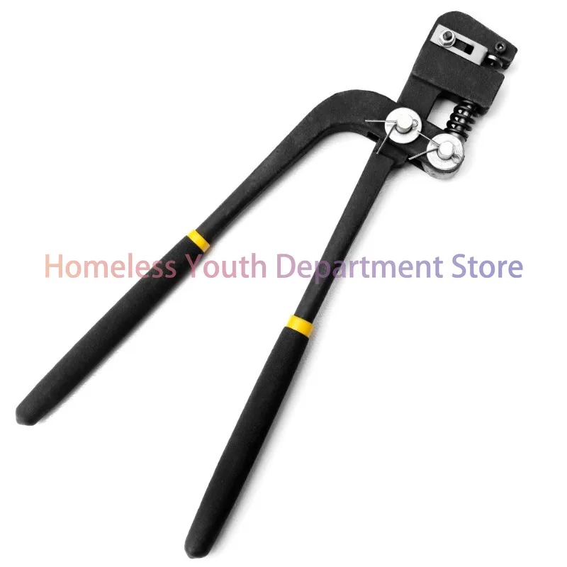 Hole Punch Pliers Joggler，Stainless Steel Manual Puncher Iron Sheet Aluminum Edge Metal Puncher For Sheet Metal Repa